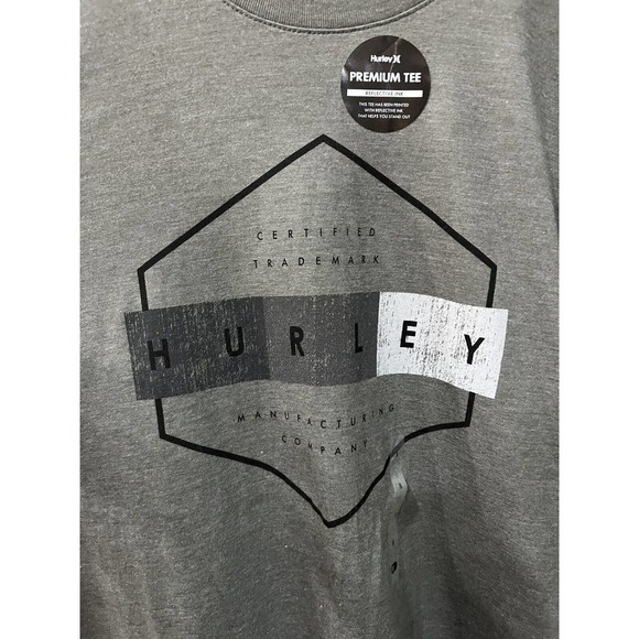 Hurley Men’s Short Sleeve Crewneck Graphic Logo T-Shirt Olive Size Small NWT - Picture 4 of 8